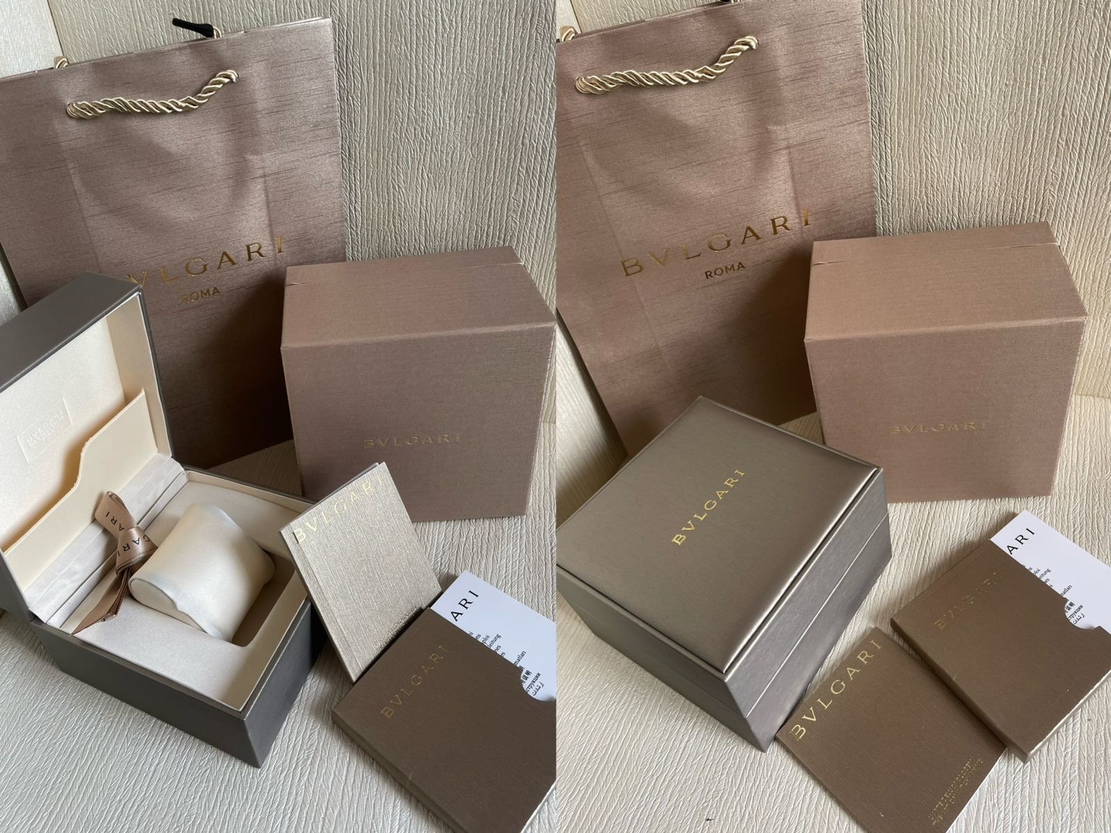 Caixas para Relógios Bulgari Modelo