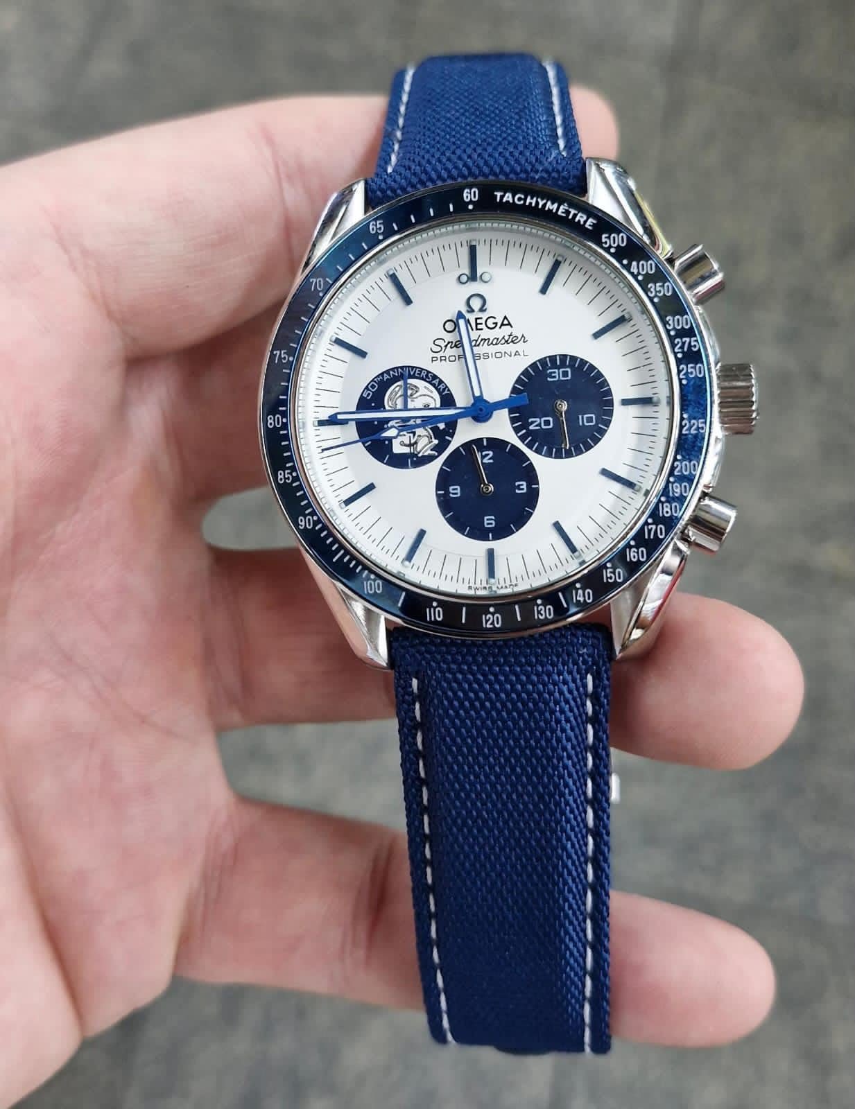 Omega Speedmaster Silver Snoopy Award